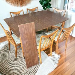 Keller Furniture MCM Wood Table & Chairs 