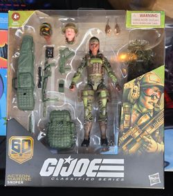 G.I. Joe Classified Series Action Marine Sniper 60th Anniversary NIB