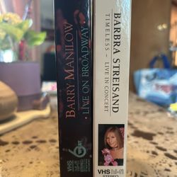 Barbra Streisand And Barry Manilow VHS Concert 