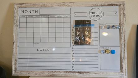 Large Hobby Lobby White Board Calendar