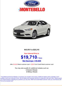 *New 2017 Ford Fusion*