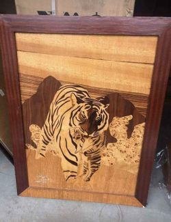 HANDMADE WOOD Art Piece