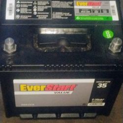 Ever Start Value New Battery 