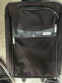 Forecast Soft-Shell Rolling Suitcase - Black