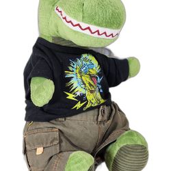 Curious George Edition Kohls Cares T-rex Dinosaur 11" Plush in Build-A-Bear Clothing