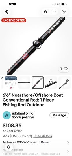 PENN RAMPAGE BOAT FISHING ROD