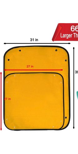 All new 39”x31” orange thickened mat for plant