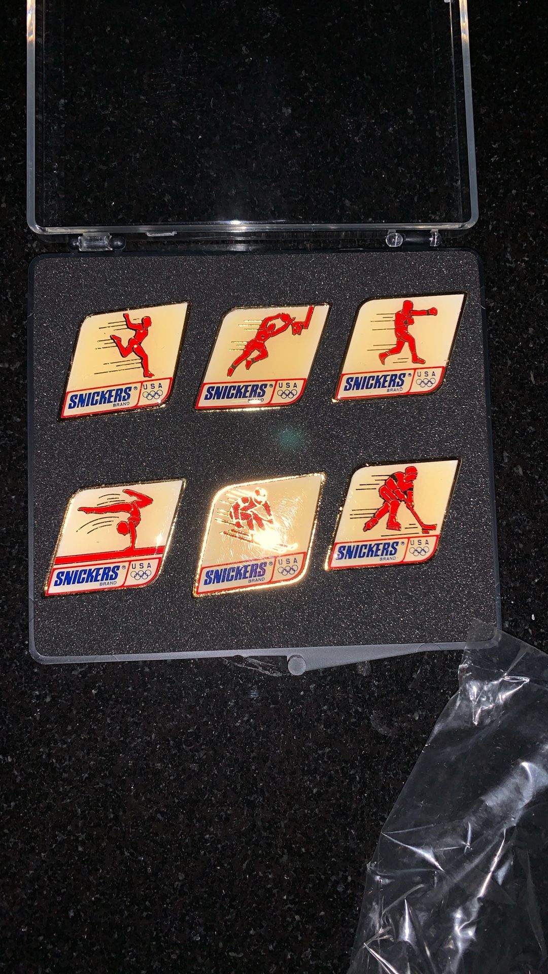 Snickers USA Olympic Pin Set