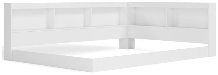 Twin Bedframe with Bookshelf