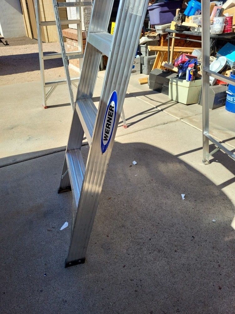 Ladder Step 6 Ft ,WERNER, real Nice condition,  E Mesa 