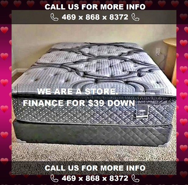 Brand New Premium Mattress Sets (39 Down) Same Day Delivery