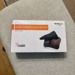 Shiatsu Massage Pillow w/ Heat – Car Adapter Included 