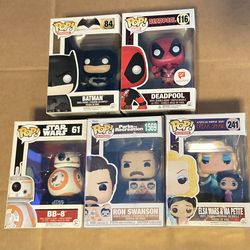 Various Funko Pops
