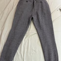 Gray Fleece Joggers – Warm & Soft – Size M