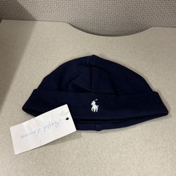 Ralph Lauren French Navy Baby Hat NEW