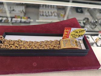 14k solid gold bracelet 145.1 Gram regular price 16,700 sale price $12,9999 layway available 10% Dwon if you interested please make sure you ask for M