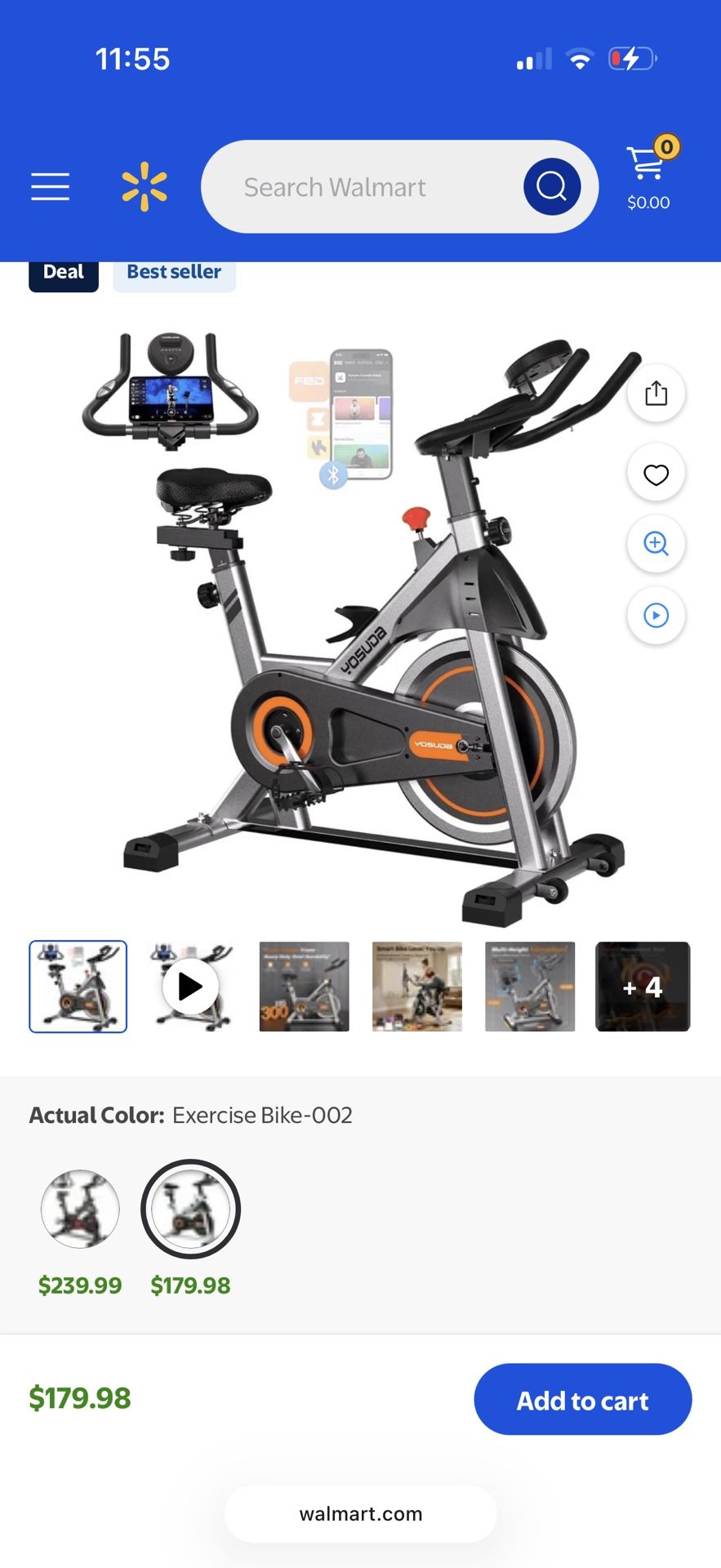 UREVO exercise bike 