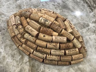 Football Shaped Decoration made from Wine Corks