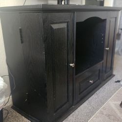 Black TV Stand