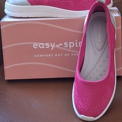 EASY SPIRIT FUN SUMMER BALLET FLATS   Size 10.5 med