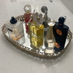 Vintage Gold Vanity Tray