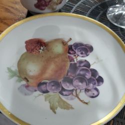 Antique German Plate And Glass
