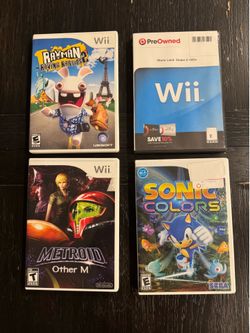 Nintendo Wii Family Game Bundle - Kirby, Wario, Sonic & More