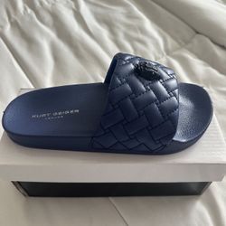 Blue Kurt Geiger Slides (located In Victorville)