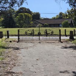 20 ' Strikingly Beautiful and Strong Steel Gates. $1600 for both includes hinges and hardware! Brand New Powder Coated for long life. I also have 10' 