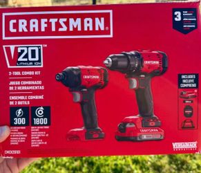 Craftsman V20 20-volt max 2 -Tool Brushless Power Tool Combo Kit