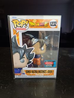 2022 Fall Convention Limited Edition Dragonball Z Goku (Ultra Instinct -Sign-) Funko Pop