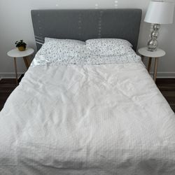 Queen Upholstered Bed Frame