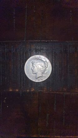 1934 s Peace Silver Dollar coin