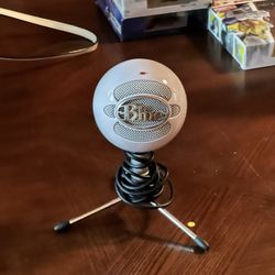 White Blue Snowball USB Microphone 