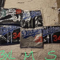 Dodger Jerseys With World Series Champions Patch And 34 FERNANDO Patch