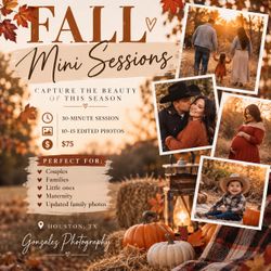 Fall mini sessions