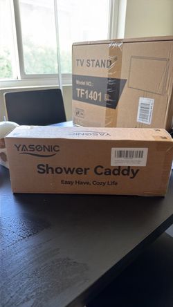 Shower caddy in box