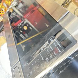 Stainless steel microwave GE