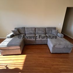 Corduroy Sectional Sofa