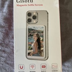 Selfie Monitor Screen for iPhone/Android,Magnetic Phone Vlog Selfie Screen 