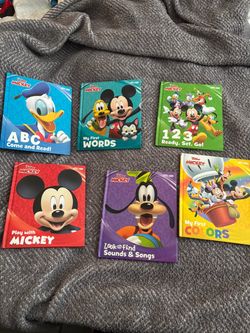 set of 6 Disney Junior Mickey board books