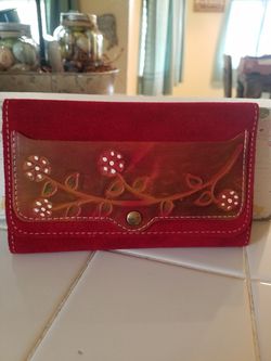 Vintage leather wallet