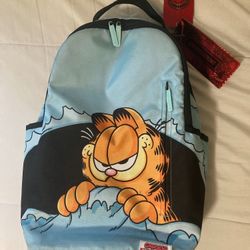 Sprayground Garfield Peek A Boo Backpack Blue