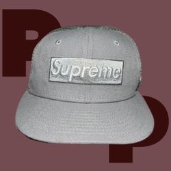Supreme Box Logo Mesh Back New Era Cap (7 1/4)