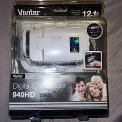 Vivitar DVR949HD-WHT-KHL 2.7" Digital Video Recorder (White)