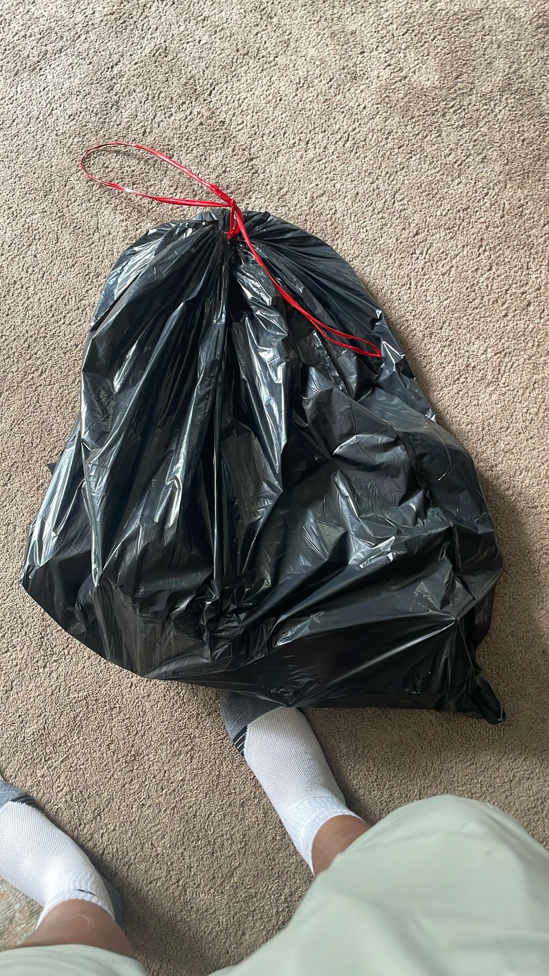 Garbage Bag Full Of Cards. Pokémon Basketball Baseball And Football