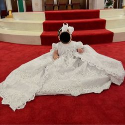Girls baptism dress