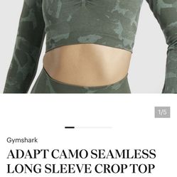 Gymshark Long Sleeve Crop Top