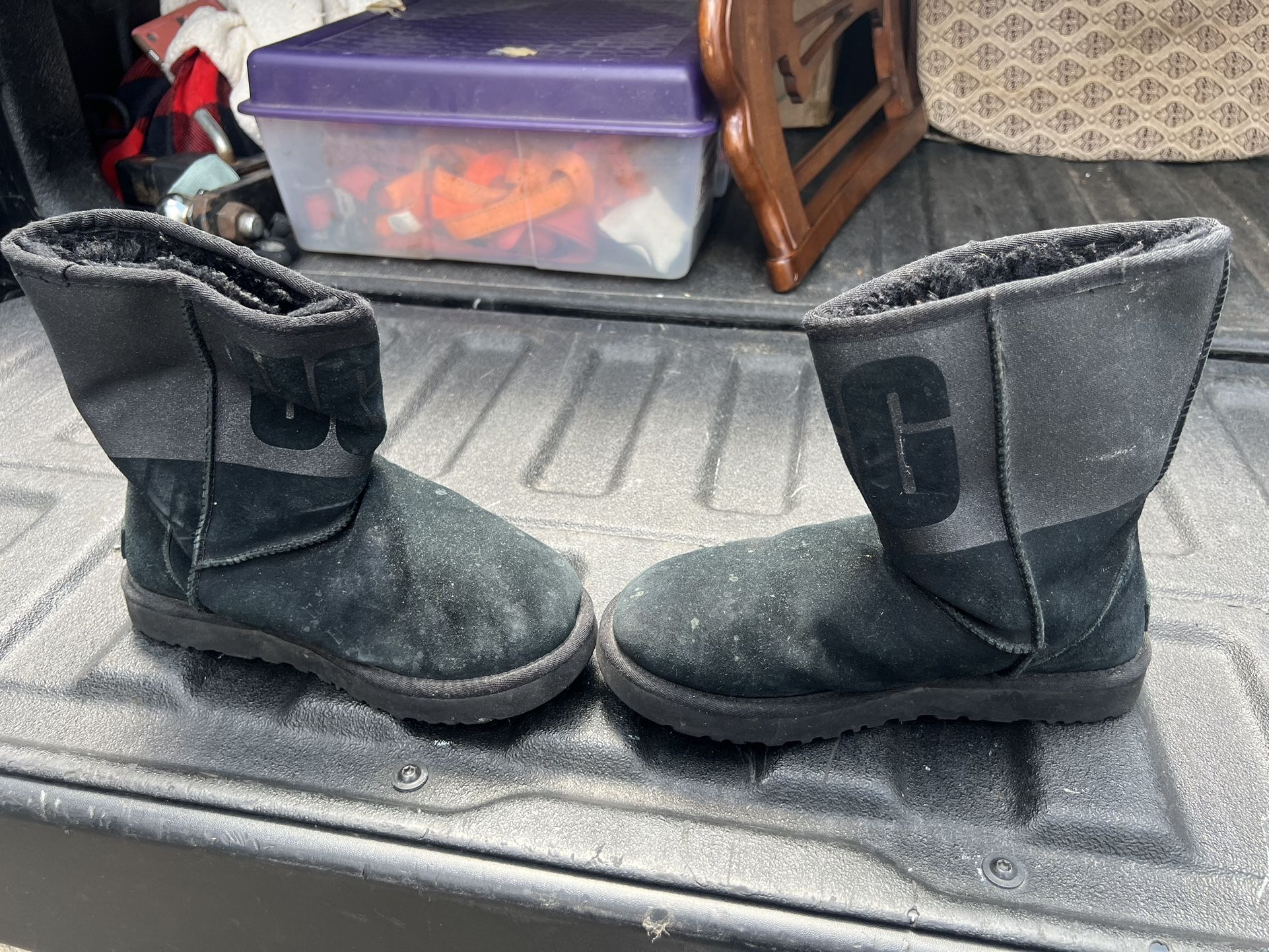  UGGS Black Boots Size 7 