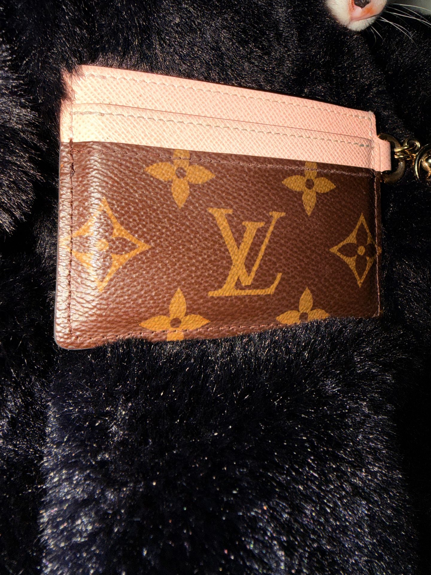 LV Charm Card Holder